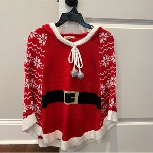 Ugly Christmas Sweater Poncho